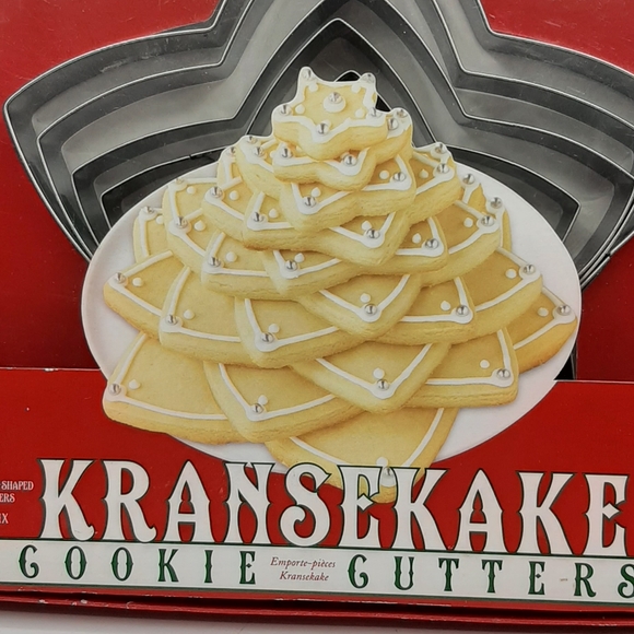 NEW Williams-Sonoma Kransekake Graduated Star Shaped Cookie Cutters 10pc 2011 - Picture 3 of 5